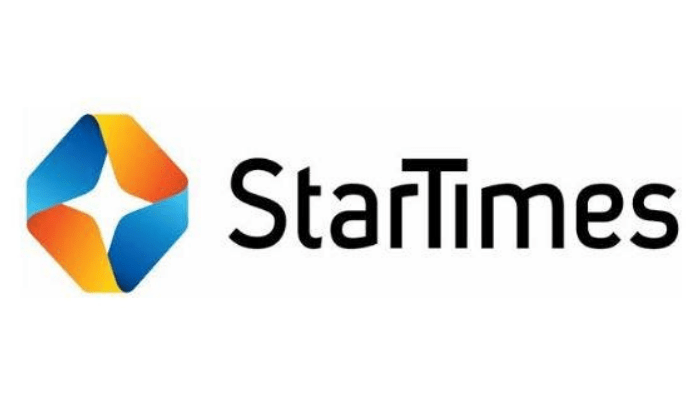 A white background that says Startimes on the wall