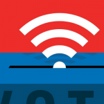 "A wifi signal on a ballot box"