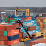 a space filled with containers of different colours