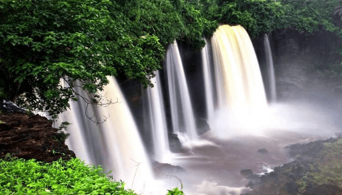 "A natural water fall"
