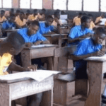 Students in a classroom