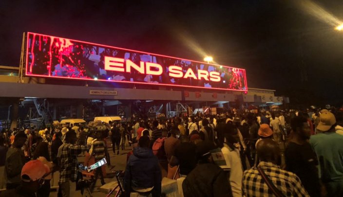 #EndSARS protesters
