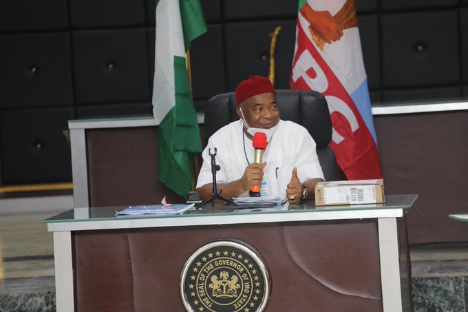 Governor Uzodimma inaugurates 17-man Judicial Panel on #EndSARS