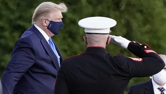 Trump hospitalised, receives experimental drug at US military hospital