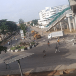 Alausa erupts in violence as hired hoodlums attack protesters