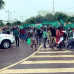 Endsars protesters mounting roadblocks