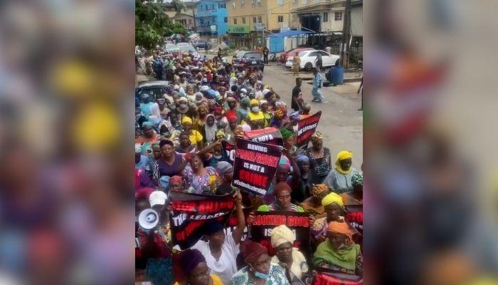 Women's Endsars protest in Lagos
