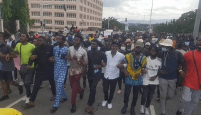 #ENDSARS protesters not backing down despite dissolution of rogue police unit