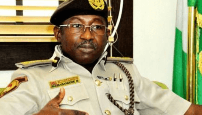 Muhammad Babandede, the comptroller general of the Nigeria Immigration Service