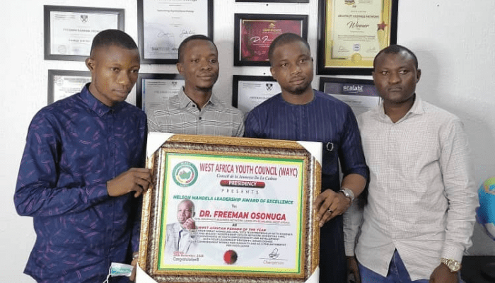 Dr. Freeman Osonuga honored as West African Person of the Year 2020