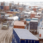 Trucks in Apapa