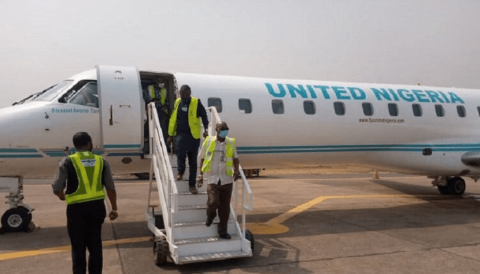 United Nigeria aircraft