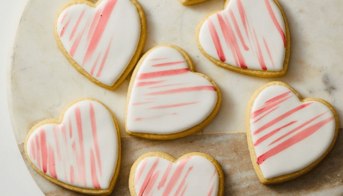 Heart shaped cookies