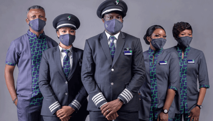 Green Africa cockpit/ cabin crew line up