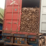 A truck of yams