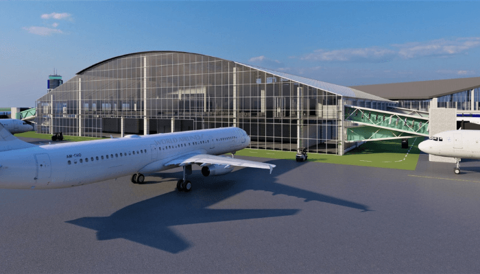 a prototype of an airport