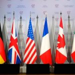 flags of the G7 nations