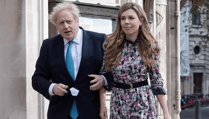 Boris Johnson and Carrie Symonds