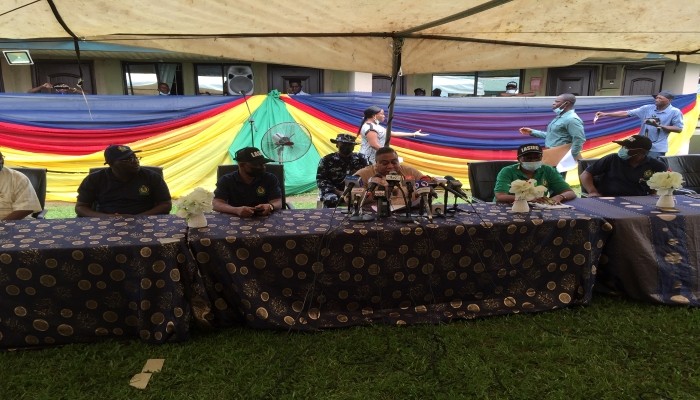 Ayo Tunde Philips and other LASIEC officials