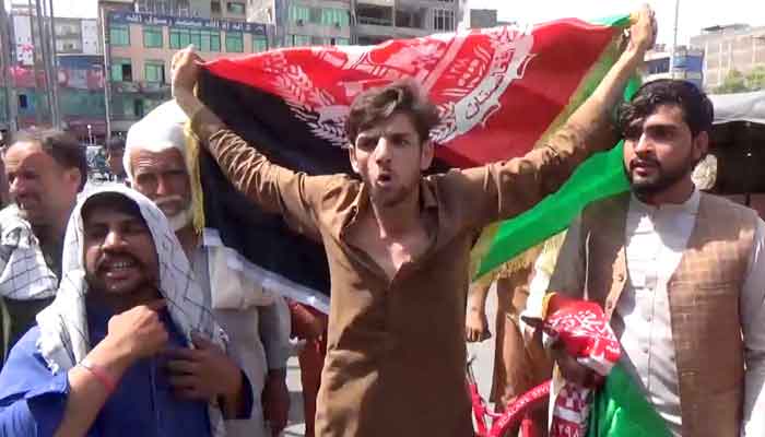 Hundreds of Afghans on Thursday trooped out across major cities in Afghanistan to protest Taliban forceful takeover of power.