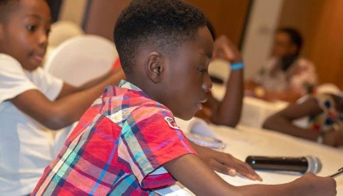 Children at the Ibom Icon Resort