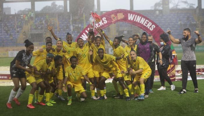 South Africa’s Banyana Banyana are winners of Aisha Buhari Cup