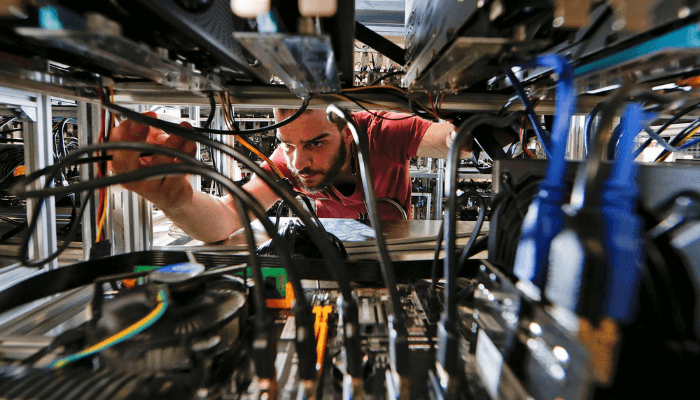 Bitcoin mining market