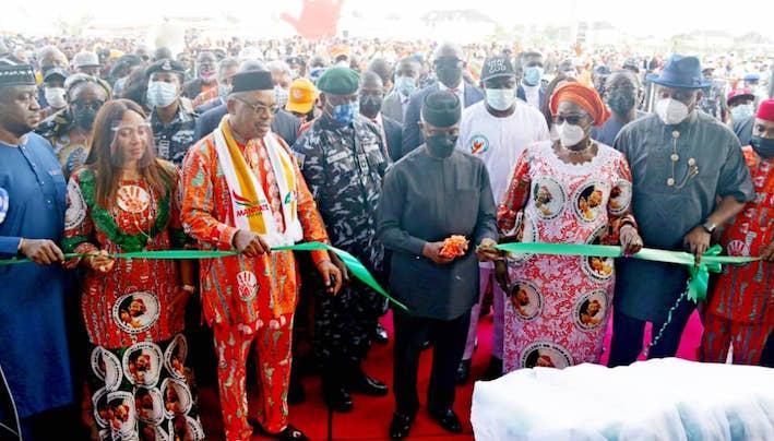Osinbajo lays foundation of luxury housing estate in Akwa Ibom