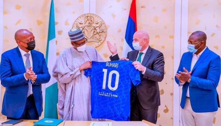 Boost for girl-child as FIFA, CAF president arrive Nigeria for Aisha Buhari Cup