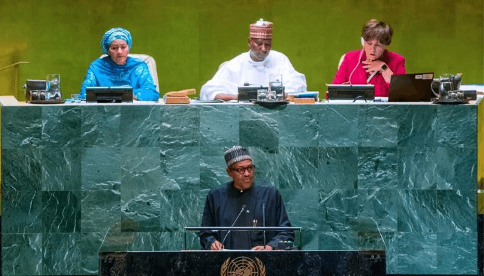 President Buhari at UNGA-76
