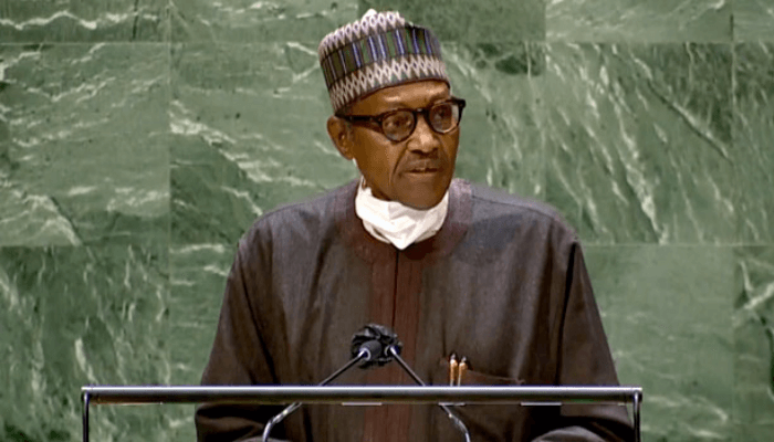 President Muhammadu Buhari at UNGA76