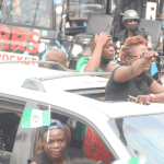 #EndSARS anniversary protest Lekki