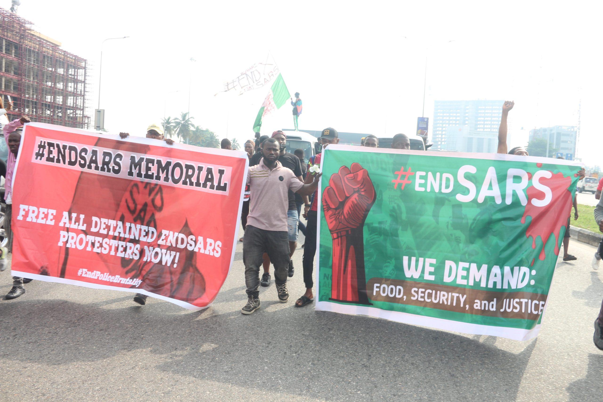 #EndSARS anniversary protest