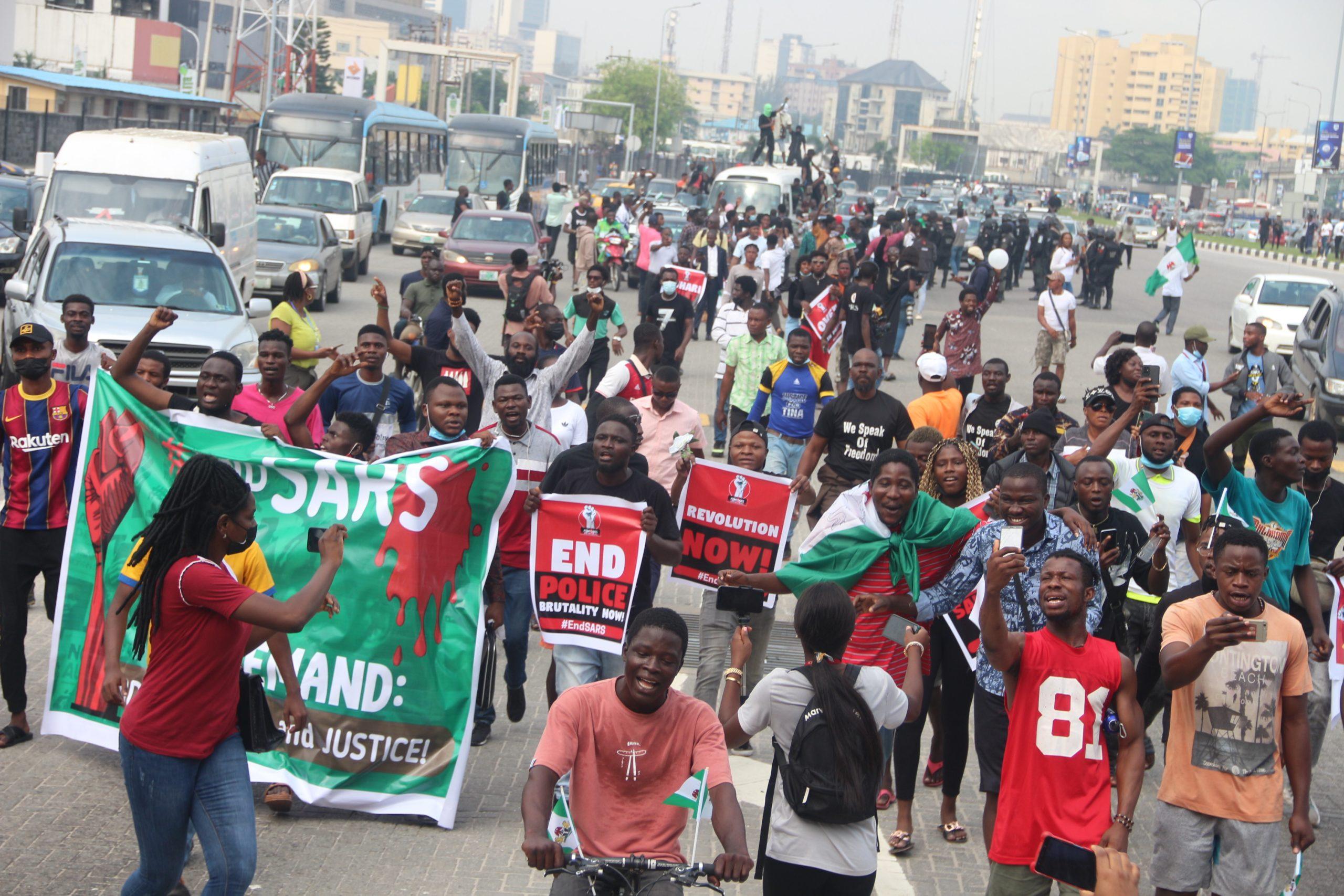 #EndSARS anniversary protest, Lagos
