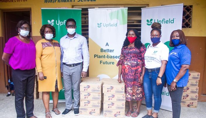 Upfield inspires school children on healthy nutrition with donation of food items