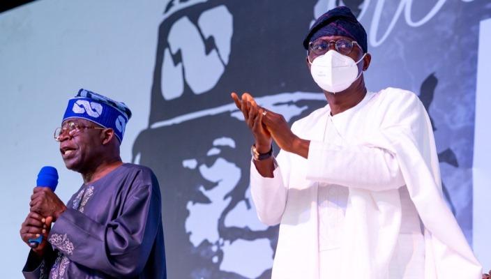 Tinubu reunites with associates, as Sanwo-olu hosts APC leader