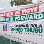 2023: Tinubu's posters flood Lagos