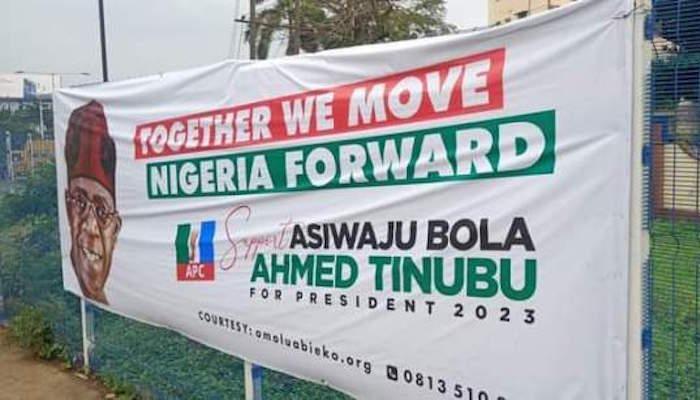 2023: Tinubu's posters flood Lagos