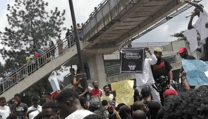 #EndSARS anniversary protest