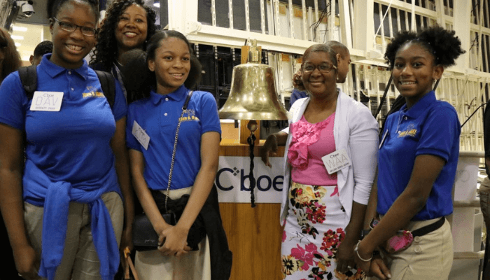 WFE ring bell for finanacial literacy