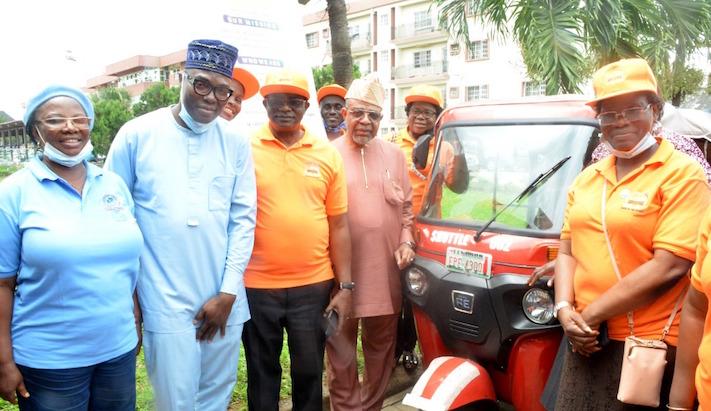 Group aids older patients’ mobility with tricycles in LASUTH