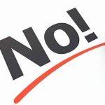 What does the word ‘NO’ mean to you?