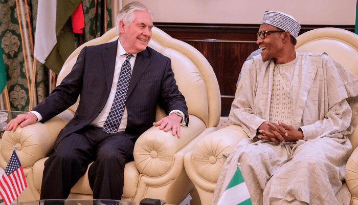 Buhari meets US Secretary of State