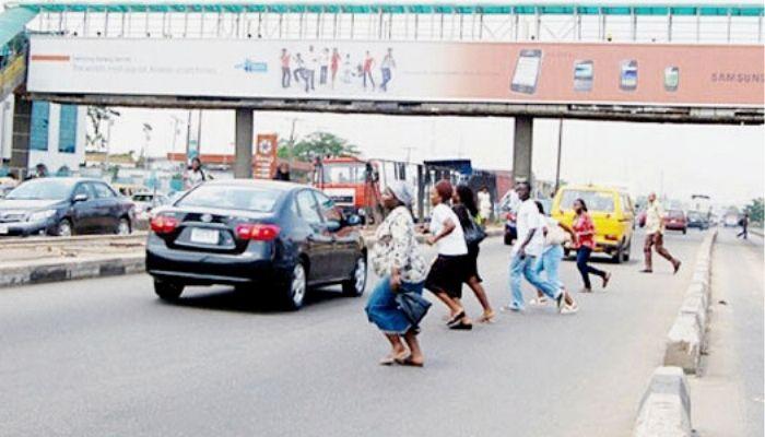 Pedestal bridge in Lagos, Nigeria
