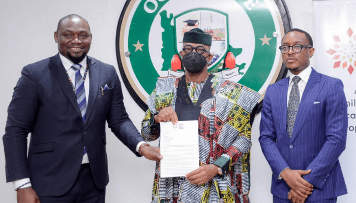 Ogun State Governor and ASR Initiative representatives