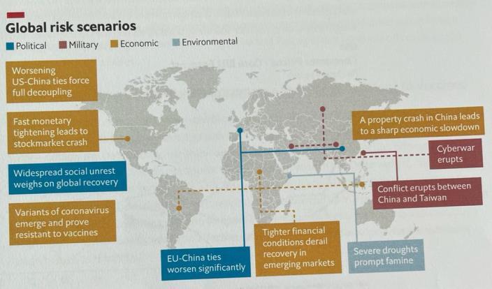 Worsening US-China ties, sudden monetary tightening, emergence of vaccine resistant Covid strain top risks for 2022