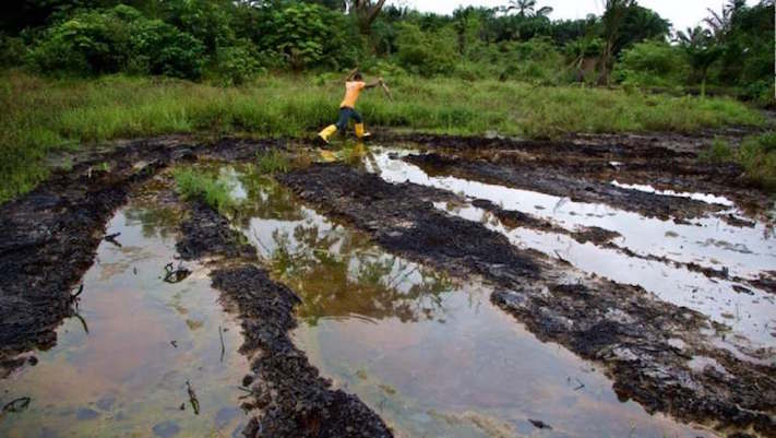 President Buhari laments oil spill in Bayelsa