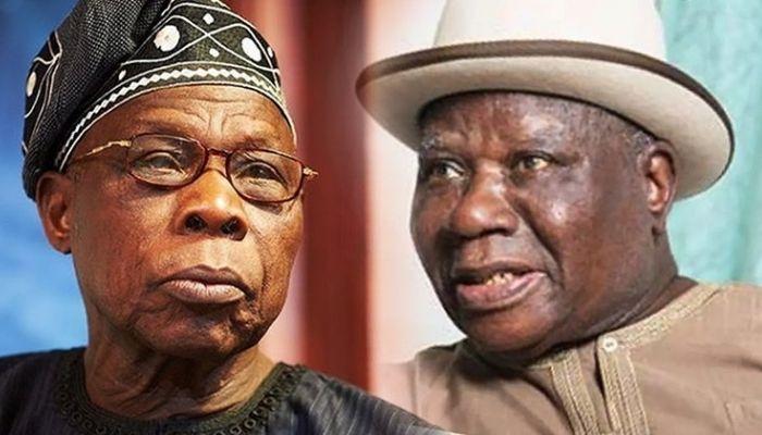 Olusegun Obasanjo and Edwin Clark