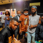 Fuji with digital art