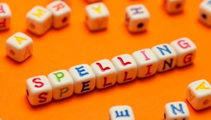 spellings in english